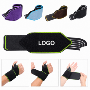 Breathable Adjustable Weightlifting Wrist Wraps with Thumb Loop (Pair)