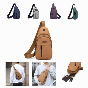 Oxford Cloth Anti-Theft Sling Crossbody Backpack Shoulder Bag