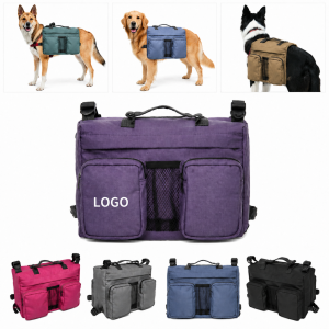 Breathable Outdoor Dog Self-Carrying Backpack Harness Pack