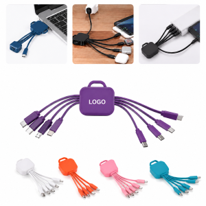in-1 LED Logo High-Speed Multi-Connector USB Charging Cable